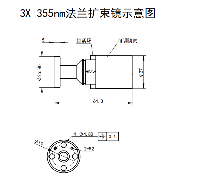 M22*0.75-3X(Φ27-L64.3)